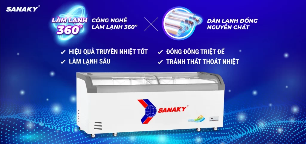 Tủ đông Sanaky 750L VH-1099KA