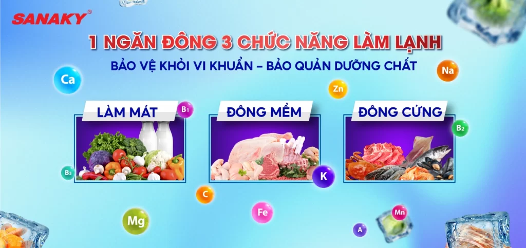 Tủ đông Sanaky 660 lít VH-6699HY4K