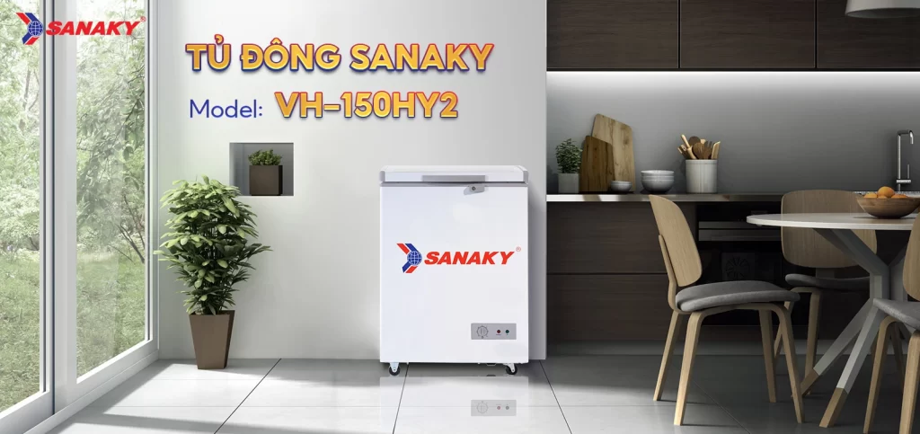 Tủ Đông Sanaky 100 Lít VH-150HY2