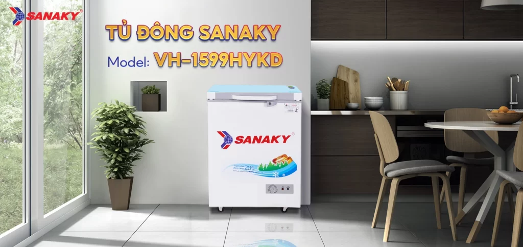 Tủ Đông Sanaky 100 lít VH-1599HYKD
