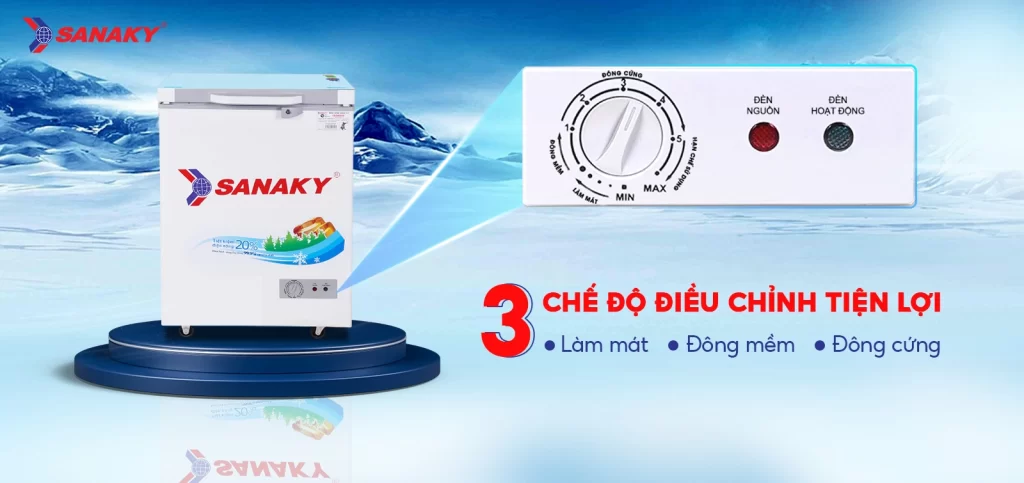 Tủ Đông Sanaky 100 lít VH-1599HYKD