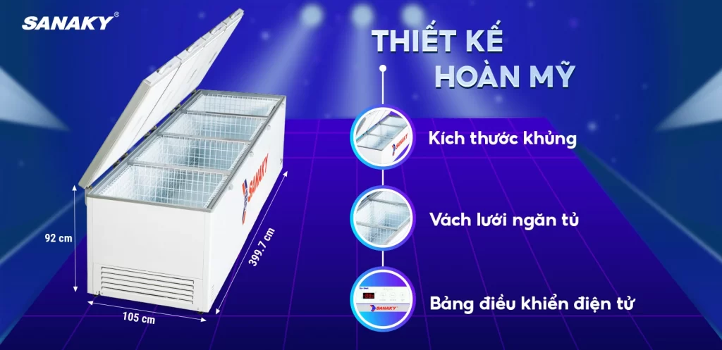 Tủ đông Sanaky 2000L VH-2399HY