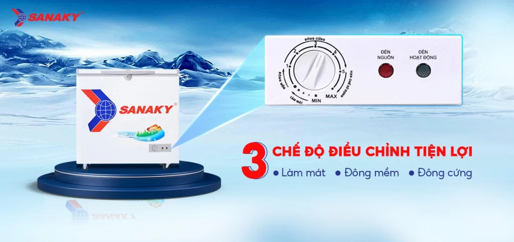 Tủ Đông Sanaky 250 lít VH-2599A1