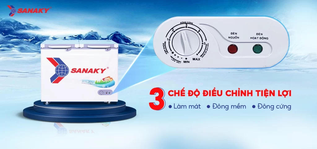 Tủ đông Sanaky 208 lít VH-2599A2KD