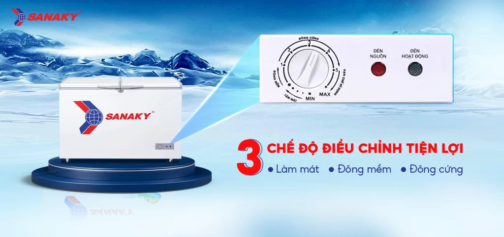 Tủ đông Sanaky 270 lít VH-365A2