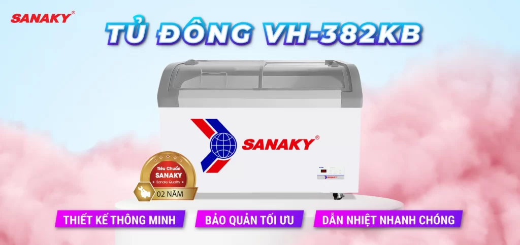 Tủ Đông Sanaky 280 lít VH-382KB