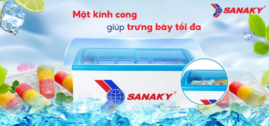 Tủ đông Sanaky Inverter 380 lít VH-3899K3