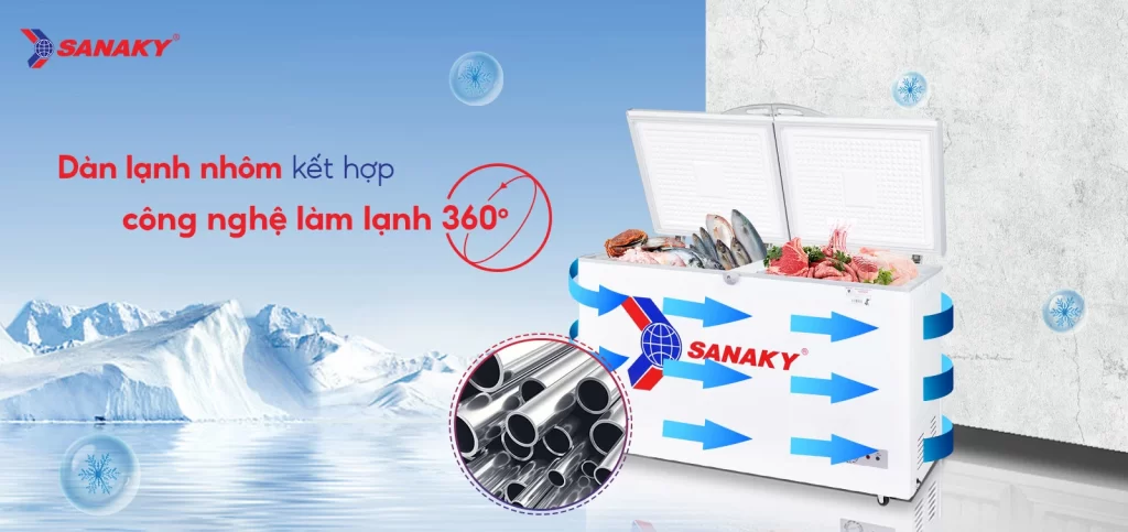 Tủ đông Sanaky 305 lít VH-405A2