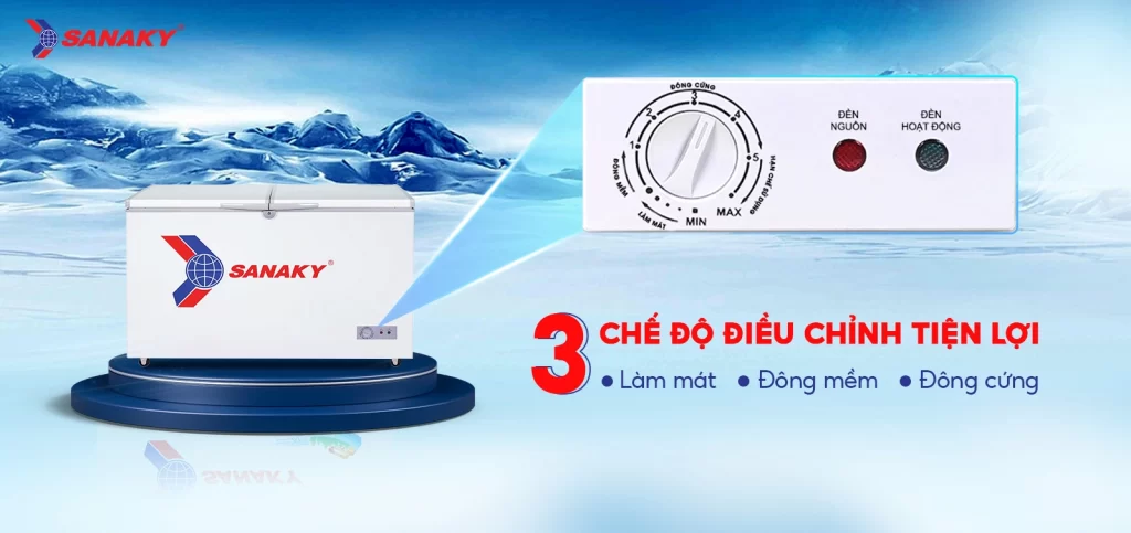 Tủ đông Sanaky 305 lít VH-405A2