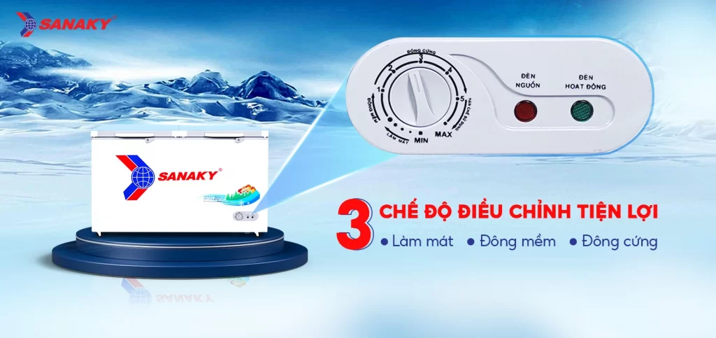 Tủ đông Sanaky 305 lít VH4099A2KD