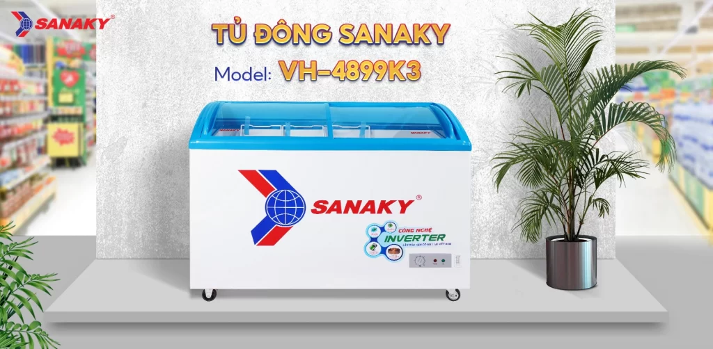 Tủ đông Sanaky Inverter 324 lít VH-4899K3