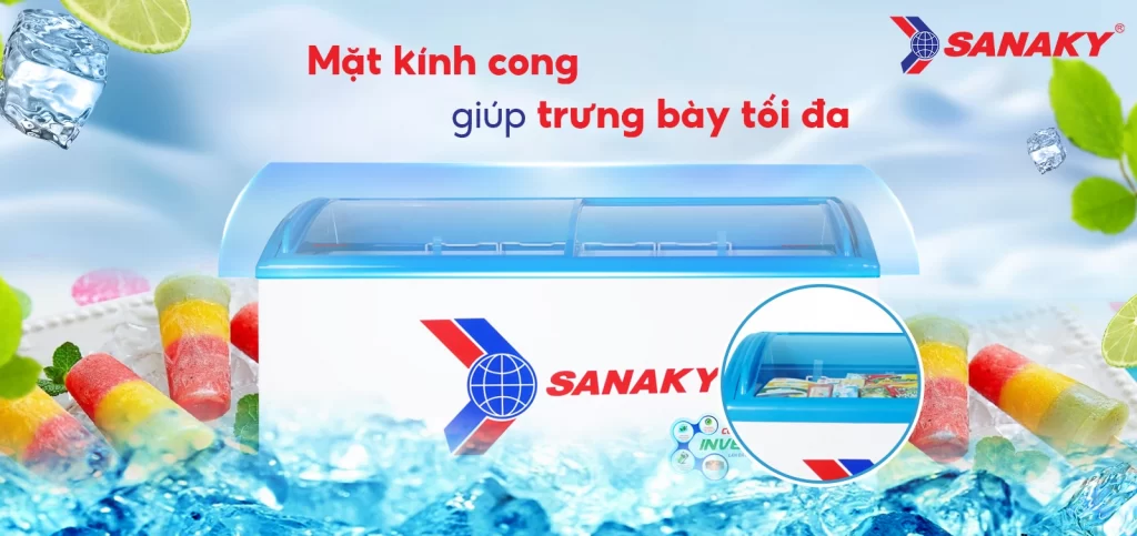 Tủ đông Sanaky Inverter 437L VH-6899K3