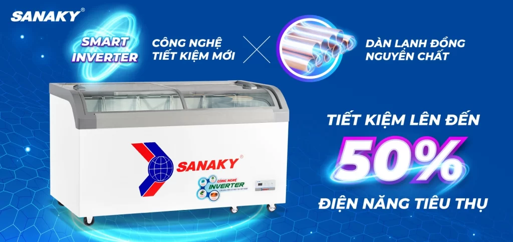 Tủ đông Sanaky 500 lít VH899K3A