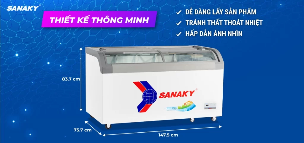 Tủ đông Sanaky 500 lít VH-899KA