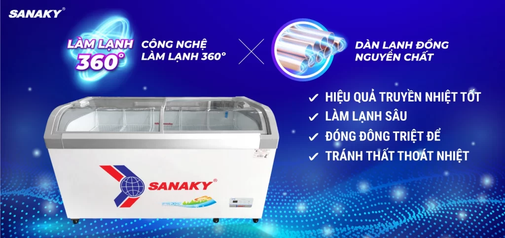 Tủ đông Sanaky 500 lít VH-899KA