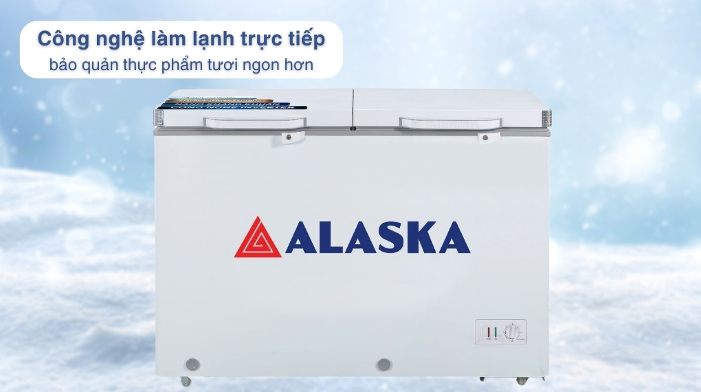 Tủ đông Alaska Inverter 396 lít BCD-5568CI
