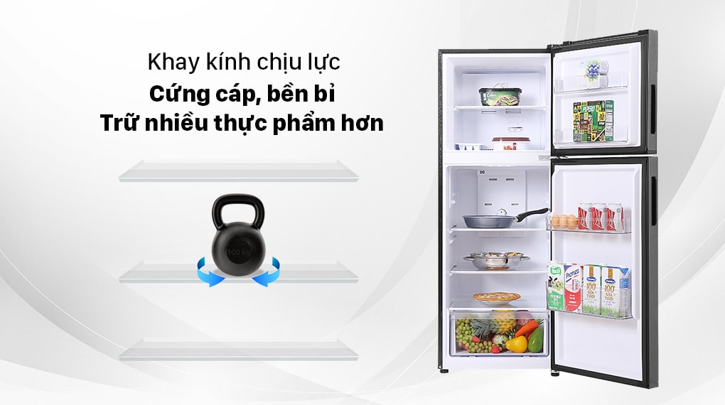 Tủ lạnh Aqua Inverter 212 lít AQR-T239FA(FB)