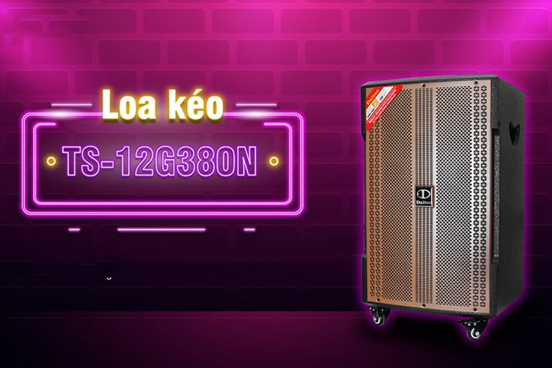 Loa kéo Dalton TS-12G380N (Kèm 2 mic) 400W