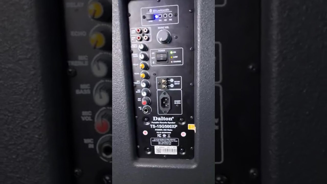 Loa kéo Dalton TS-15G500XP (Kèm 2 mic) 600W
