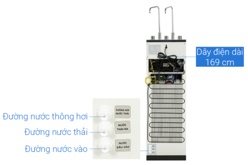 Máy lọc nước RO nóng nguội lạnh Kangaroo KG10A18 10 lõi
