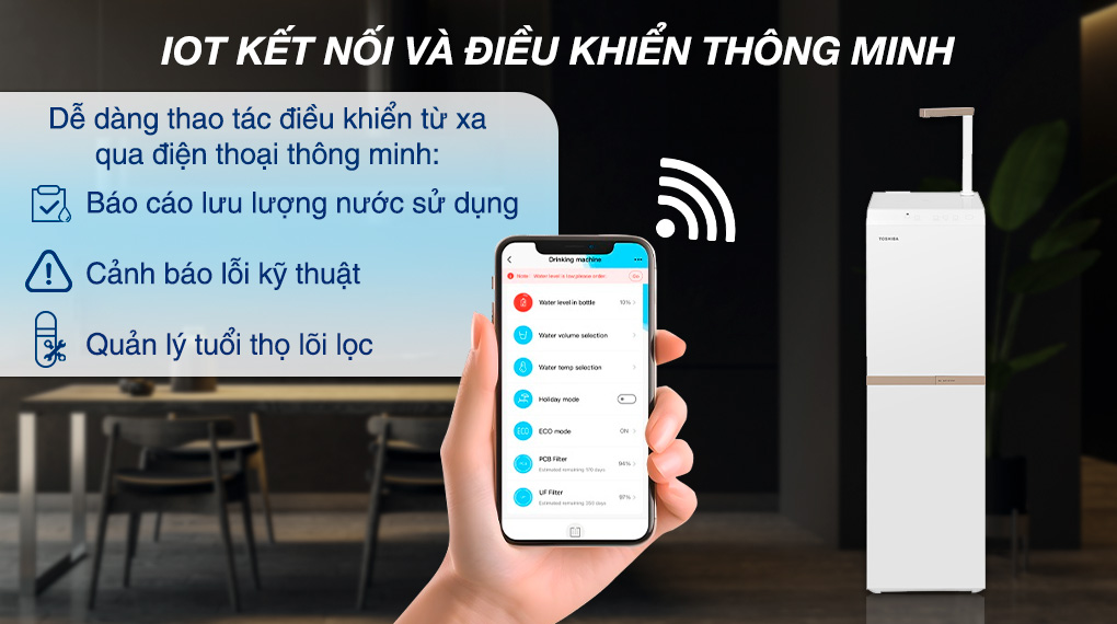 Máy lọc nước RO TOSHIBA PURE TWP-H2396SVN(W)