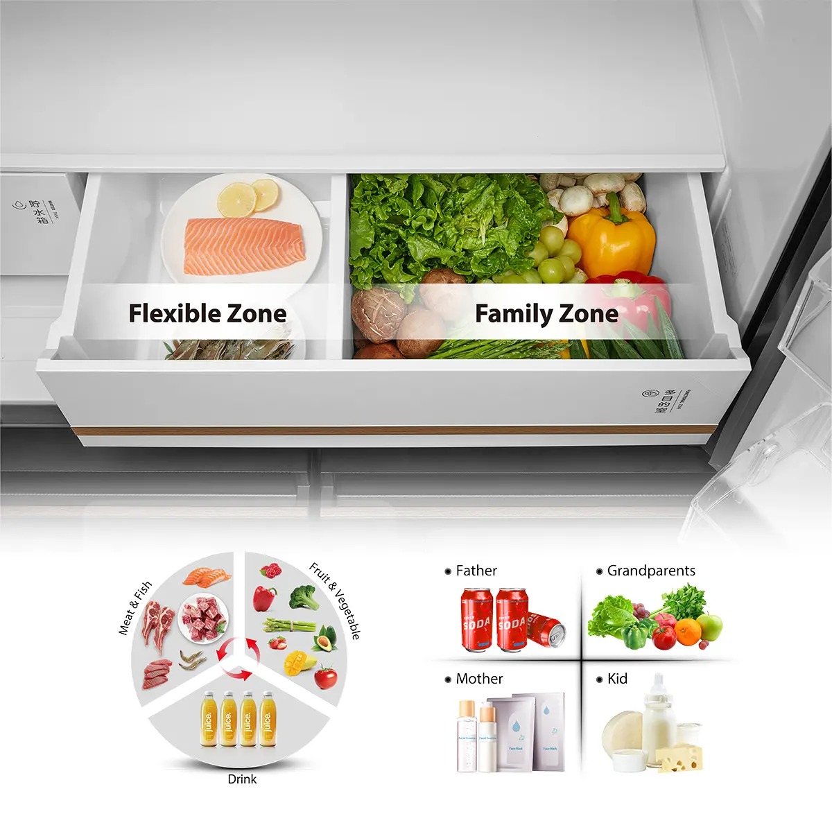 Tủ lạnh Toshiba Inverter 711 lít Side By Side GR-RS905WIA-PGV(22)-XK