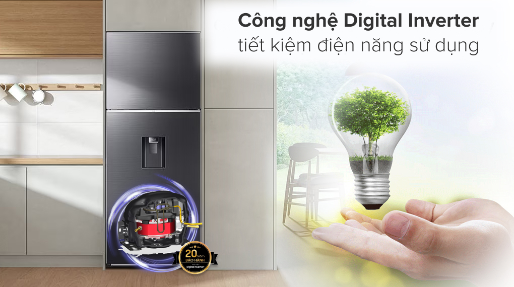 Tủ lạnh Samsung Inverter 406 lít RT42CG6584B1SV