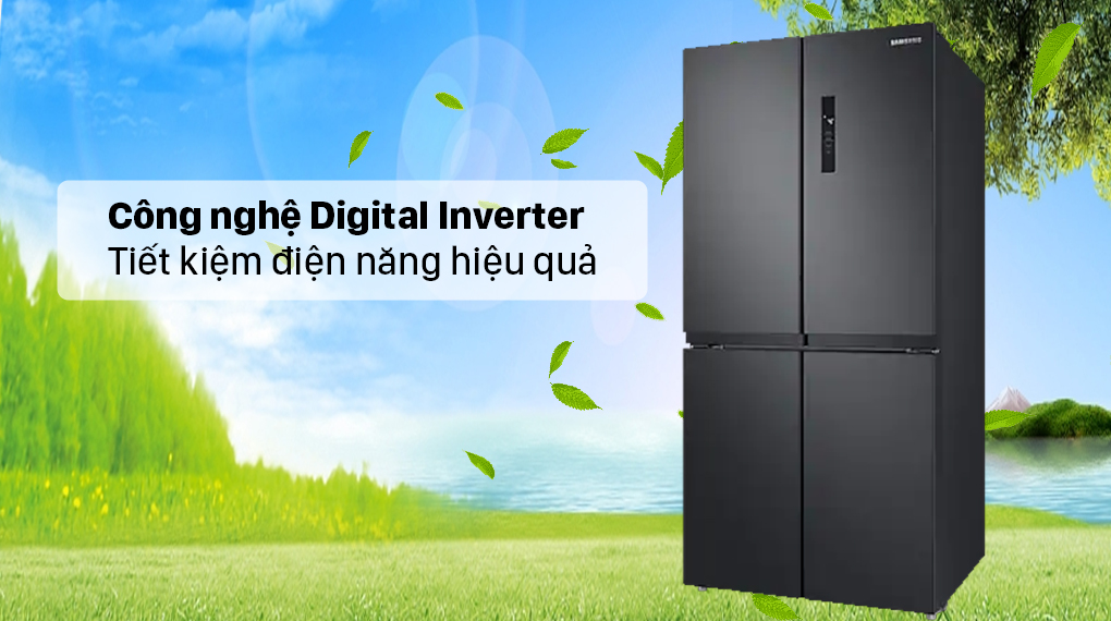 Tủ lạnh Samsung Inverter 488 lít Multi Door RF48A4000B4/SV