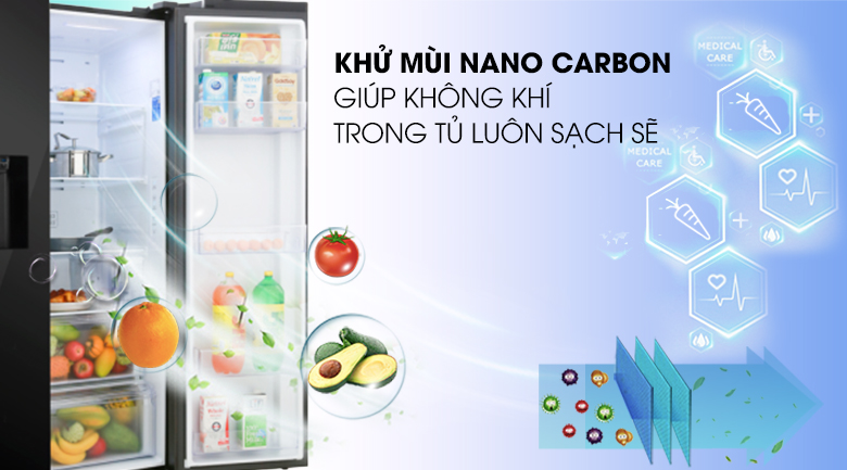 Tủ lạnh Samsung Inverter 635 lít Side By Side RS64R53012C/SV