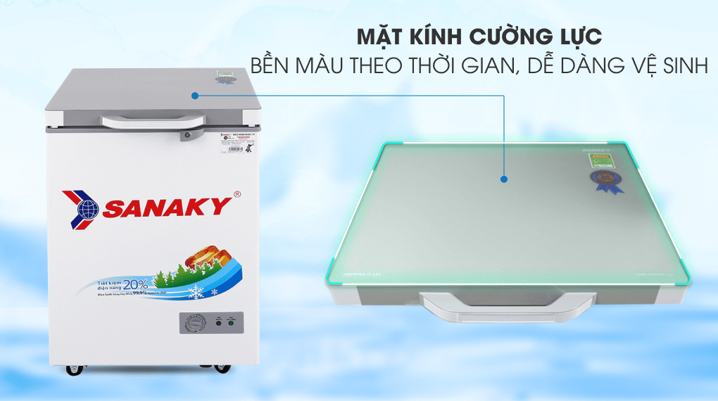 Tủ đông Sanaky 100 lít VH-1599HYK