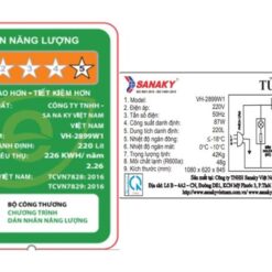 Tủ đông Sanaky 220 lít VH-2899W1
