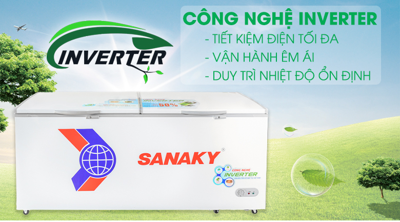 Tủ đông Sanaky Inverter 860 lít VH-8699HY4K
