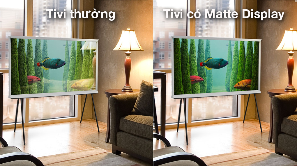 Smart Tivi Samsung The Serif QLED 4K 65 inch 2024 (65LS01D)