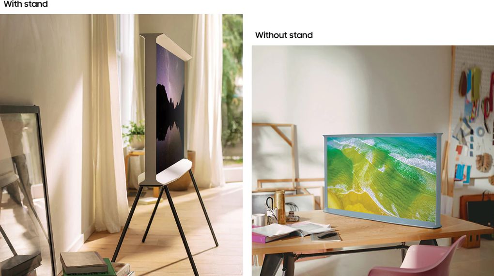 Smart Tivi Samsung The Serif QLED 4K 65 inch 2024 (65LS01D)