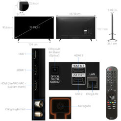 Smart Tivi LG AI 4K 75 inch 75UT8050PSB