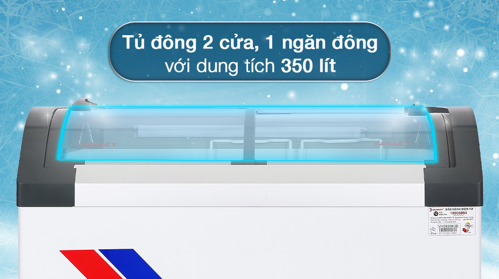 Tủ Đông Inverter Sanaky 350 lít VH-4899K3B