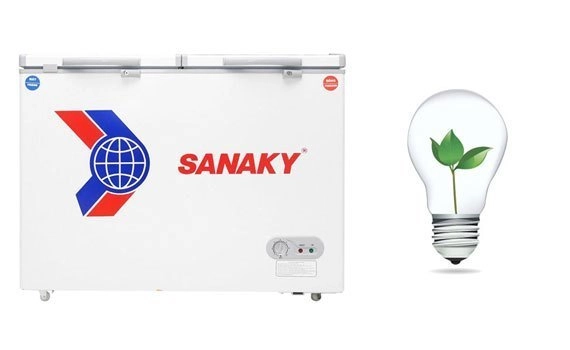 TỦ ĐÔNG SANAKY 2 NGĂN 165 lít VH-225W2