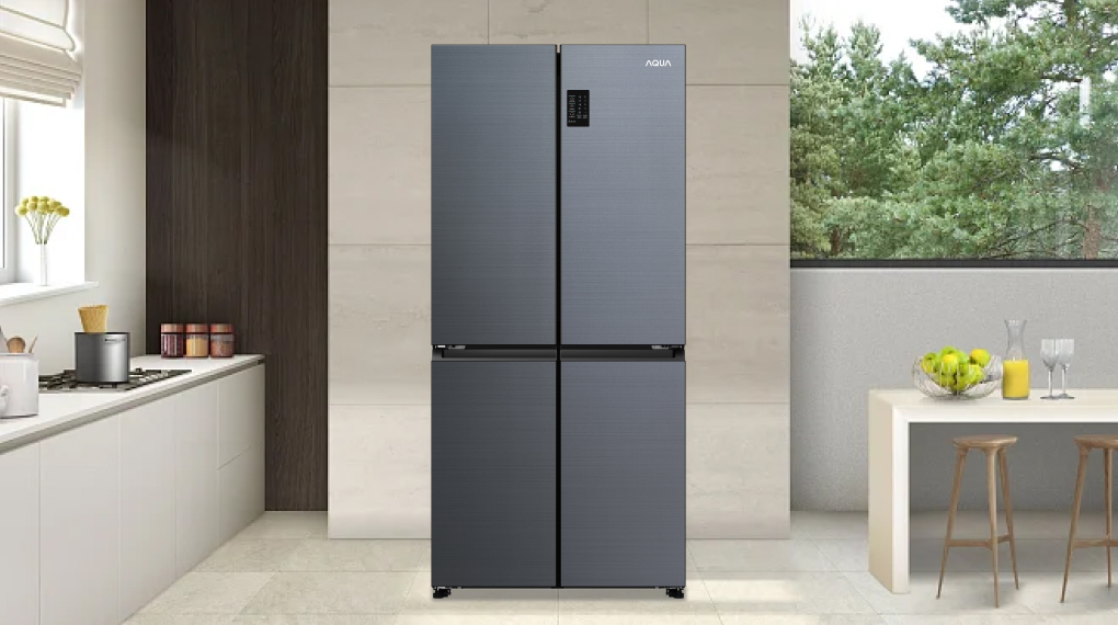 Tủ lạnh Aqua Inverter 469 lít Multi Door AQR-M536XA(SL)