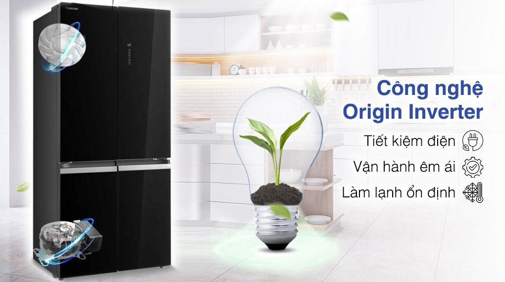 Tủ lạnh Toshiba Inverter 515 lít Multi Door GR-RF677WI-PGV(22)-XK