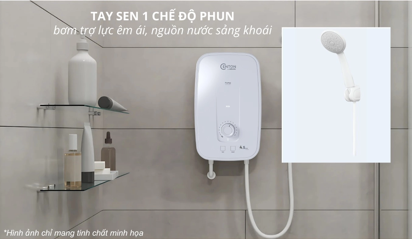 Máy nước nóng trực tiếp Centon by Atlantic Presto Lite EIWH P M-N1 4.5kW