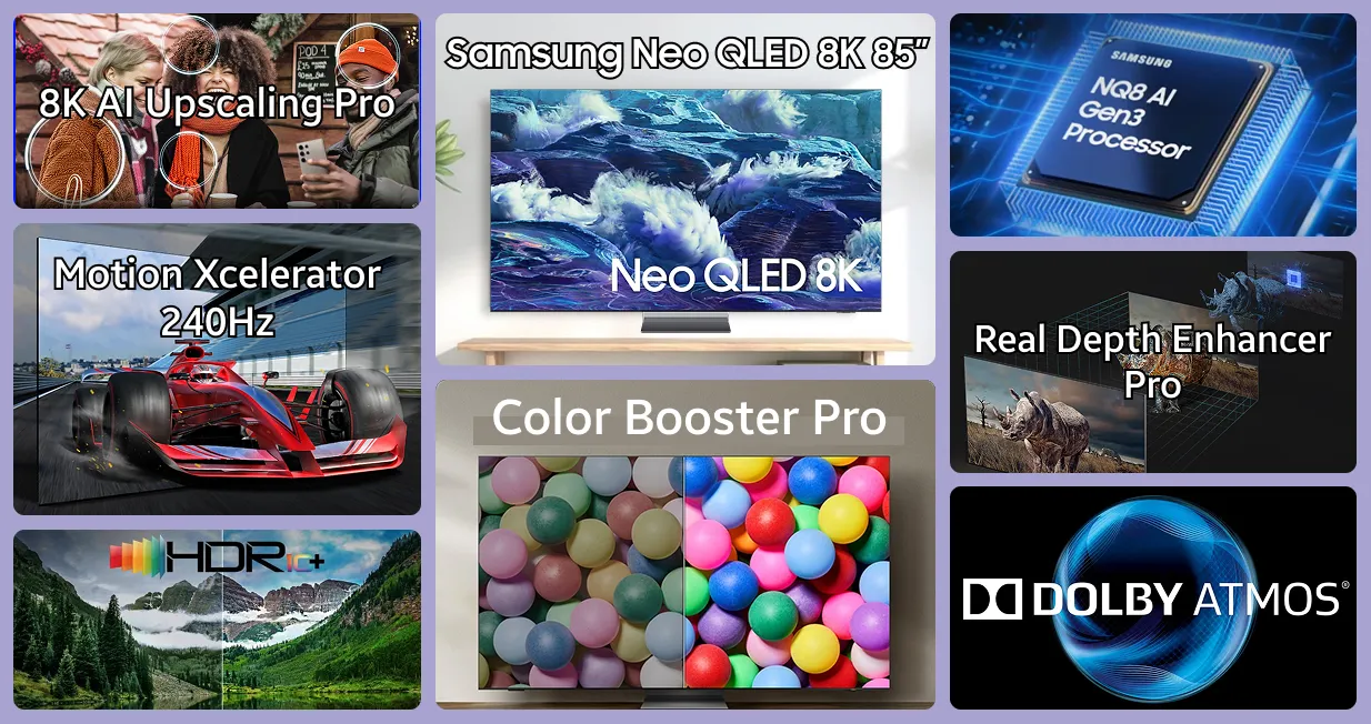 Smart Tivi Samsung Neo QLED 8K 85 inch 2025 (85QN950F)