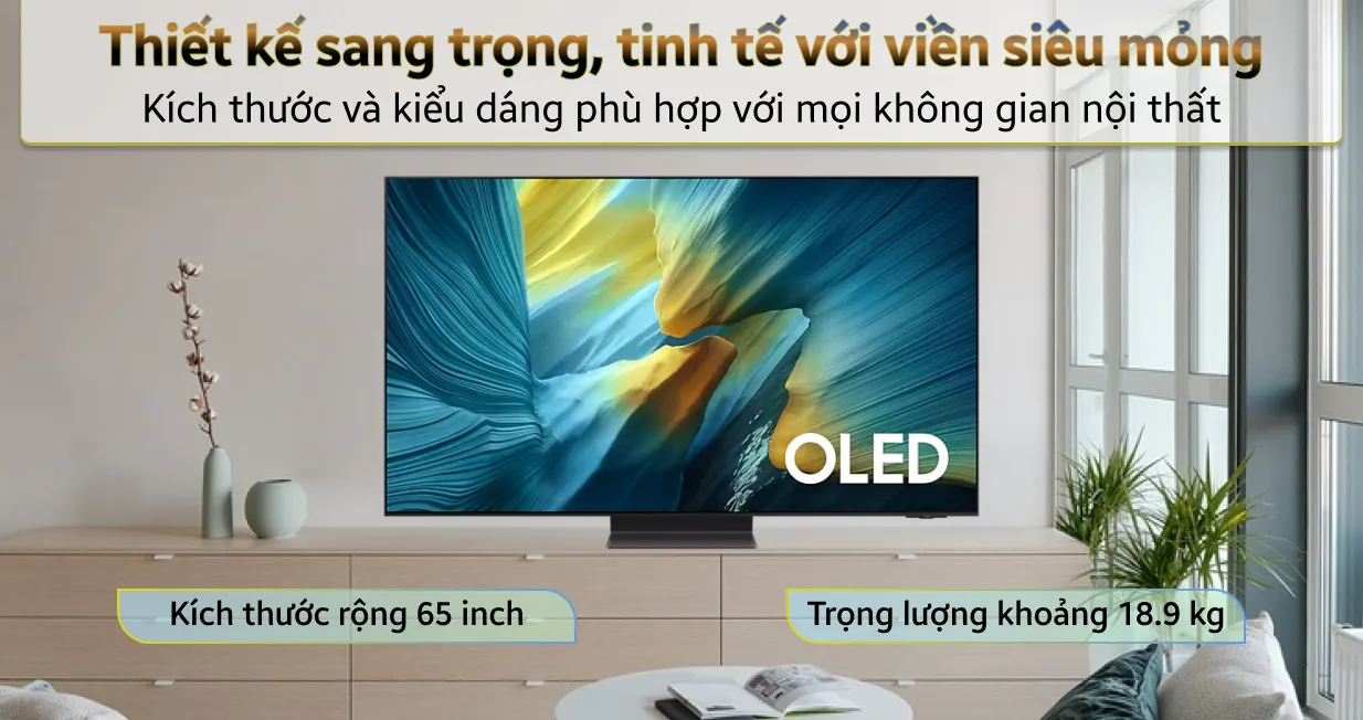 Smart TV OLED Tivi 4K 65 inch Samsung 65S95FA